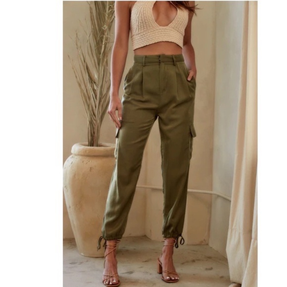 Carmen Olive Trousers